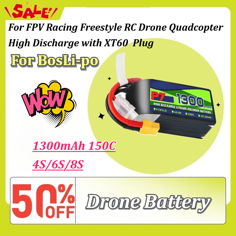Bateria LiPo BosLi-po P7 1300m – Drone Battery 4S recenzja i cena