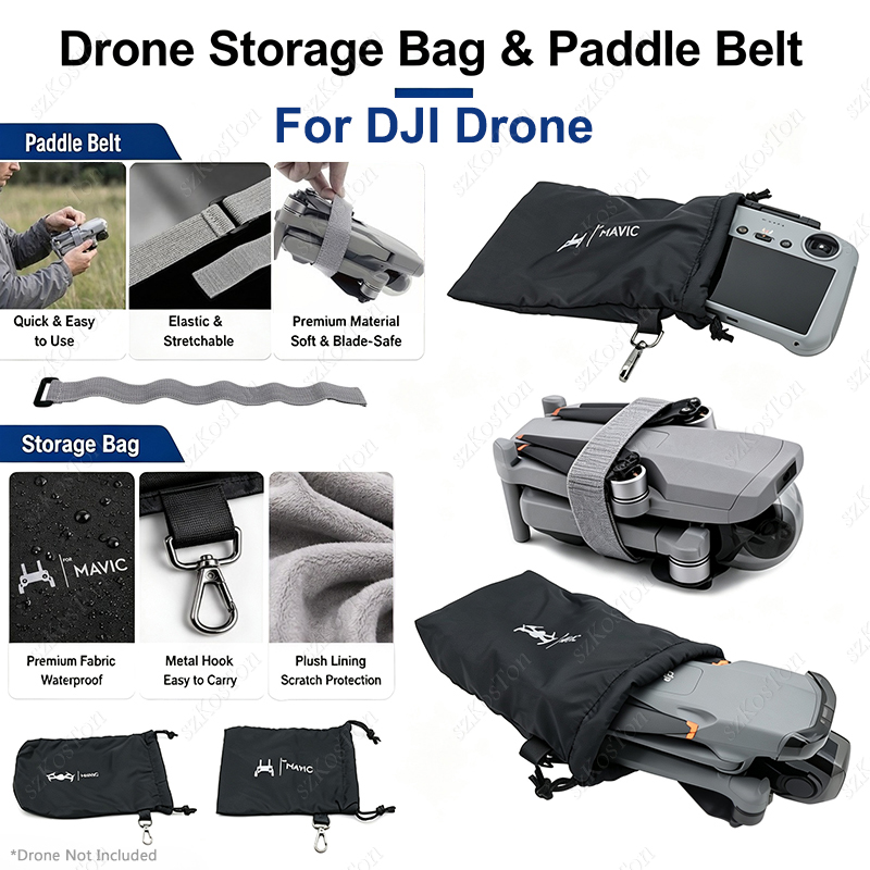 Zestaw akcesoriów do drona DJI – Drone Battery Case recenzja i cena